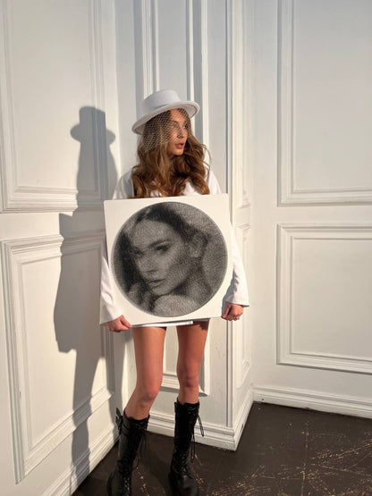 Fiart® Kişiye Özel String Art Tablo Kiti